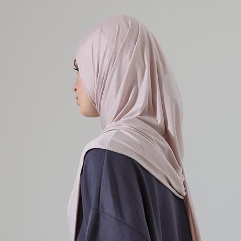 Liquid Jersey Scarf Soft Blush