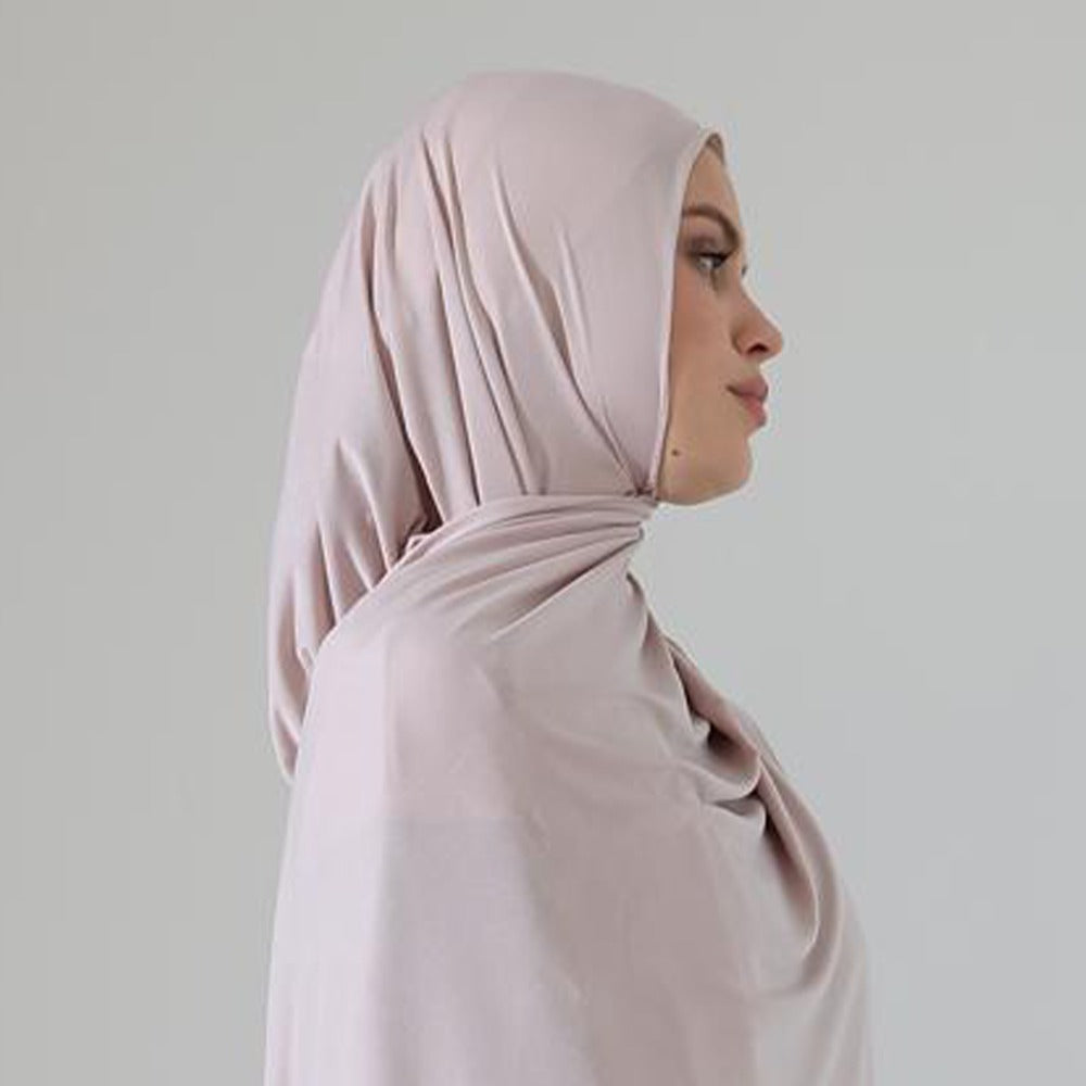 Liquid Jersey Scarf Soft Blush