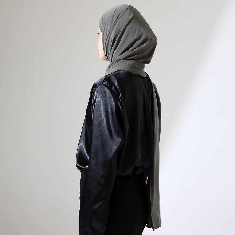 Premium Jersey Scarf Dark Sage Green