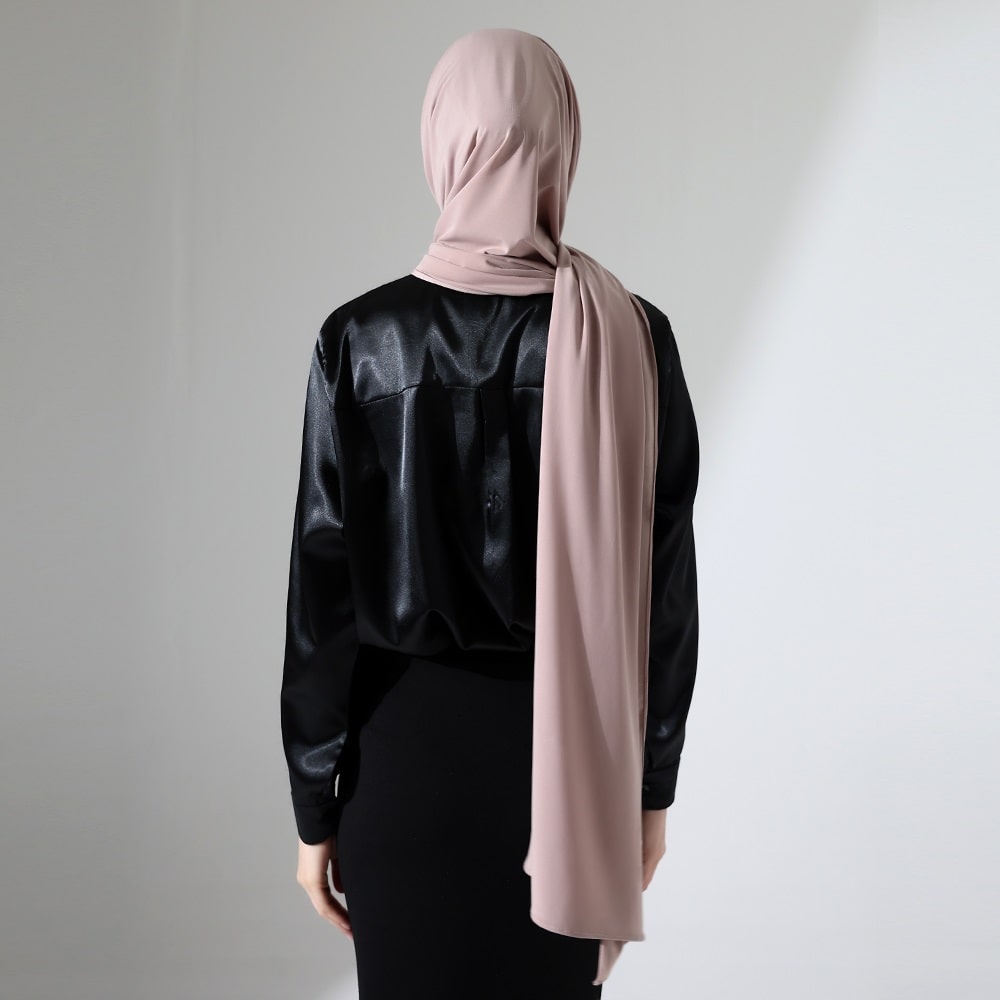 Premium Jersey Scarf Old Rose Nude